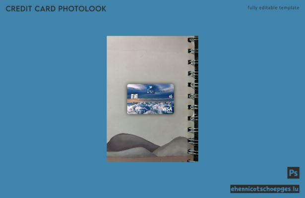 France La Banque Postale Bank Visa Classic Card Fotoansicht Beispielvorschau